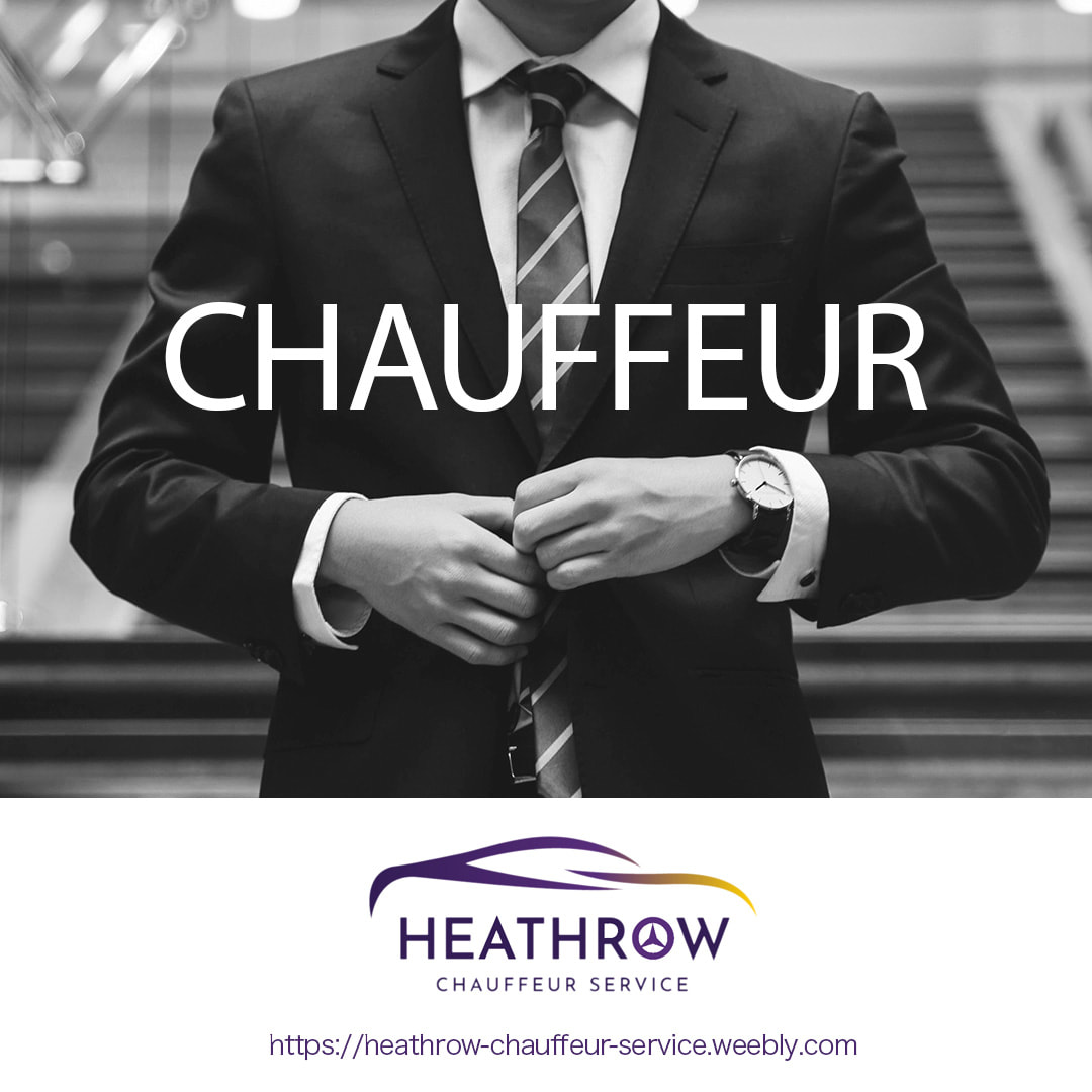Chauffeur prepared for the clients at Heathrow Airport